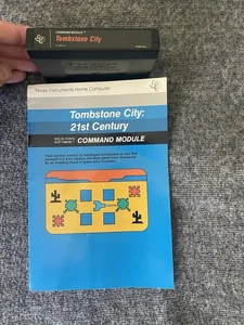 Tombstone City: 21st Century (TI-99/4a, 1981) Tested And Works - Picture 1 of 9