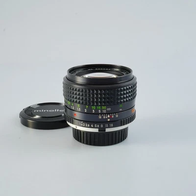 VERY GOOD MINOLTA MC ROKKOR-PG 50mm F/1.4 Prime Lens - Image 1 of 4