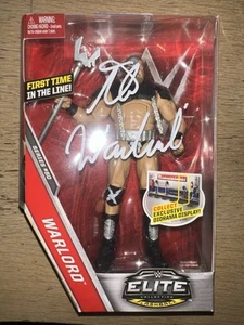 Figura de lucha libre de élite de la WWE WARLORD autografiada firmada WWF MOC Powers of Pain - Imagen 1 de 2