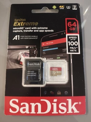 SanDisk Ultra 64GB Class 10 Micro SDXC Memory Card - SDSQUNS-064G-GN3MA - Image 1 of 2