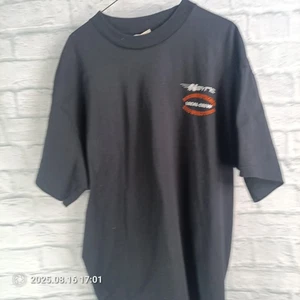 Camicia vintage NSYNC uomo XL nera senza stringhe attaccata Local Crew Tour 2000 band - Foto 1 di 4