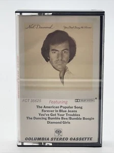 Neil Diamond You Don't Bring Me Flowers Audio Cassette Tape Vintage 1978 - Picture 1 of 5