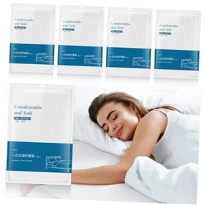 5 Sets Disposable Bed Sheets Disposable Sheets Travel Sheets for Hotel - Picture 1 of 8