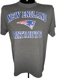 Camiseta NEW ENGLAND PATRIOTS PARA HOMBRE Grande Gris Fútbol Algodón Poliéster S/S NFL - Imagen 1 de 5