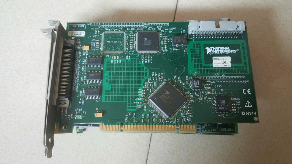 Tarjeta de adquisición de datos 1 pieza NI PCI-6601 sincronización y placa de E/S digital PCI-6601 USADA Foto 1 de 1