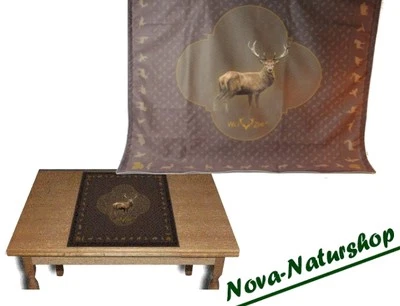 Wild- Tischdecke - Hirschmotiv , Wild -Tischdecke - Hirsch , Jagd - Tischdecke  - Bild 1 von 2