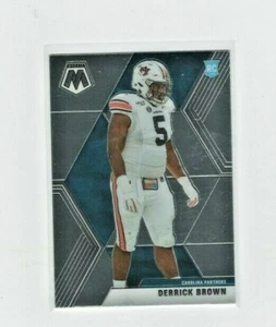 2020 Panini Mosaic Derrick Brown Carolina Panthers #244 RC Auburn - Picture 1 of 2