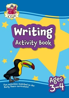  Ages 3-4 Writing Home Learning Activity Book for Preschool CGP - Image 1 of 4