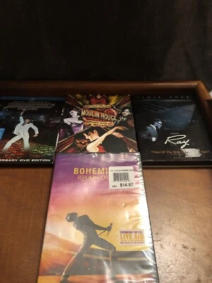 Music Lot Moulin Rouge, Bohemian Rhapsody (NEW), Ray, Saturday Night Fever 25th Foto 1 de 4