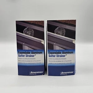 Amerimax Erweiterbar 3" Aluminium Dachrinnensieb Menge 2 Siebe - Bild 1 von 6