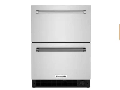 KITCHENAID REFRIGERADOR EMPOTRADO DOBLE CAJÓN - KUDF204ESB Foto 1 de 3