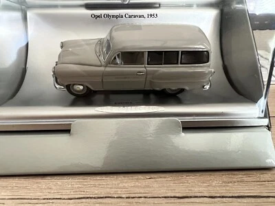 Opel Auto Collection 1:43 Opel Olympia Caravan 1953 IN Conf. Orig. Inutilizzati - Immagine 1 di 4