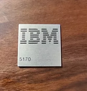 IBM Personal Computer 5170 vintage metal badge - computer case badge - Picture 1 of 1