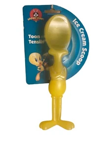 Vintage Looney Tunes Tweety Bird Bugs Ice Cream Scoop 1999, new on card NOS - Picture 1 of 6