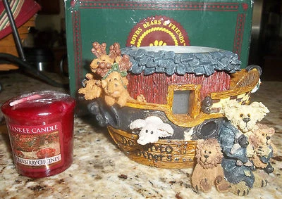 NUEVO quemador de velas vintage Boyds LTD 1E NOAHS ARK Y VELA YANKEE VOTIVA Foto 1 de 4