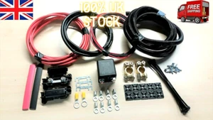 Kit de relé de carga dividida de alta resistencia - batería de ocio 200 amperios x 2 m cable de alimentación - Imagen 1 de 8