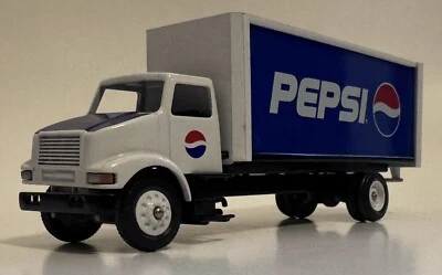 Pepsi Soft Drink Soda '00 1/64 Winross Truck International Dry Box Van PepsiCo Foto 1 de 4