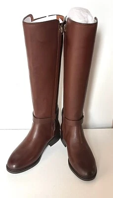 NUEVA Bota Coach Para Mujer Rubí Caballo y Carruaje Cuero Marrón Nogal Talla 7-B Foto 1 de 4