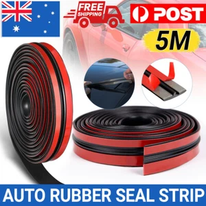 5M Auto Car Front Window Windshield Trim Edge Moulding Rubber Weather Strip Seal - Picture 1 of 12