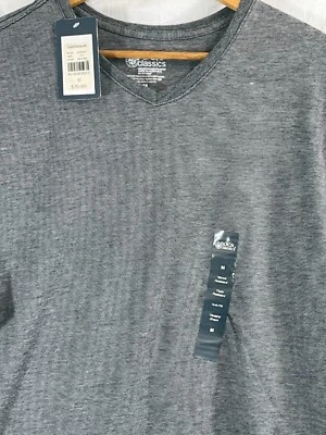 Camiseta Boca Classics Para Hombres Mediana Cuello en V Manga Corta Rayas Nueva Negra Blanca Foto 1 de 4