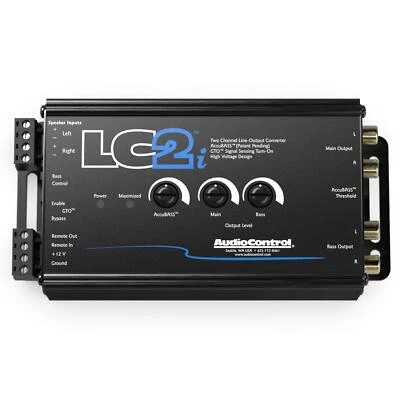 AudioControl LC2i 2 Channel RCA Line Out High to Low Converter with Accubass - Image 1 of 4