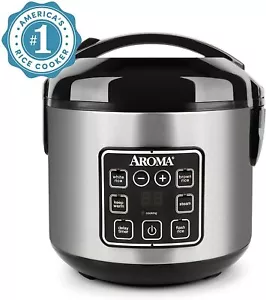 Digital Cool-Touch Rice Cooker and Food Steamer, 4-Cup(Uncooked)/8-Cup(Cooked) - Picture 1 of 10