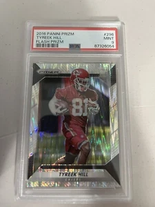Tyreek Hill 2016 Panini Prizm #296 FLASH Rookie RC PSA 9 MINT - Bild 1 von 1