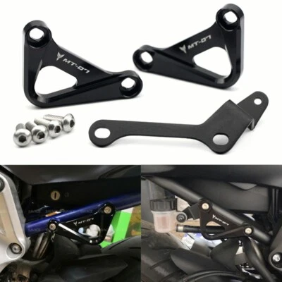 Кронштейн для ног пассажира крепление для задней опоры для YAMAHA MT-07 MT07 FZ-07 FZ07 - Изображение 1 из 4