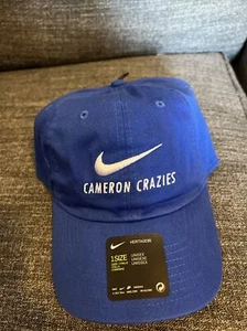 Nike Duke Blue Devils Cameron Crazies Adult Unisex Adjustable Cap CI4356 480 - Picture 1 of 3