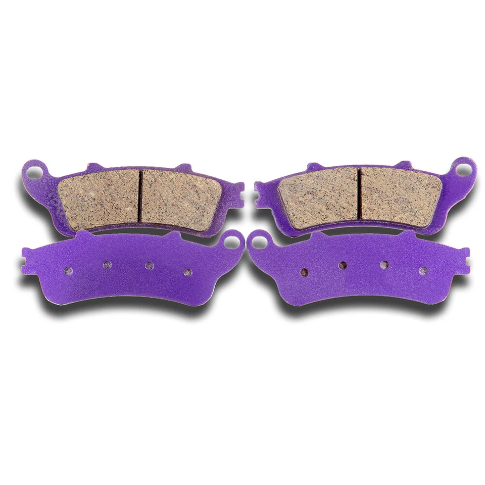 2 Pairs of Front Brake Pads For 2002-2008 Honda VTX 1800 C C1 C2 C3 Carbon Fiber - Image 1 of 4