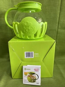 NEW in Box Unused Ecolution 3 Qt. Microwave Popcorn Maker - Lime Green - Picture 1 of 4