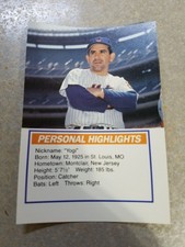 Yogi Berra New York Mets Line Drive Collect a Books PROOF 1991 SCARCE (c)