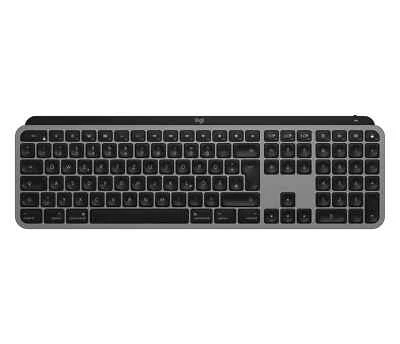 Logitech MX Keys kabellose Tastatur  BELEUCHTET Wireless - Graphite for MAC #GBR - Bild 1 von 4