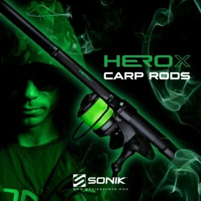 Sonik HeroX Carp Rods - 10ft, 12ft, All Test Curves - Image 1 of 4
