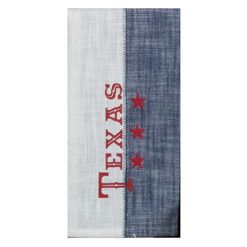 Kay Dee Designs: Toalla de plato tejida Texas Stars bordada 18" x 28" NUEVA Foto 1 de 1
