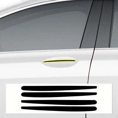 Se adapta a manijas de puerta Lincoln MKZ 2017-2020 cromo eliminación calcomanía apagón borde de vinilo Foto 1 de 4