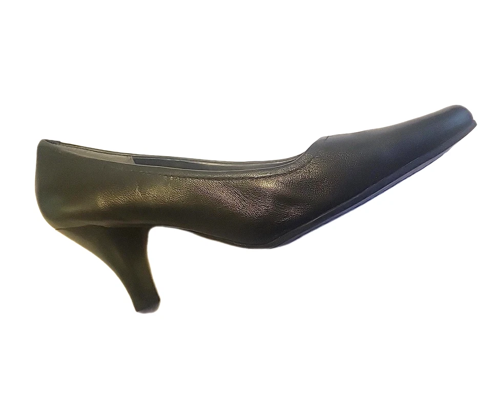 Aerosoles Ébano Mujer Guante Cuero Pump Zapato Talla 10M Negro Foto 1 de 4