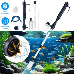Electric Aquarium Gravel Cleaner Water Filter Washer Siphon Vacuum Cleaner Tools - Picture 1 of 12