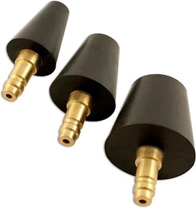 T&E Tools 3 Piece Tapered Rubber Cone Set Made in Taiwan GT8 17-50mm - Picture 1 of 4