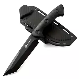 Black Tanto TE438187 FULL-TANG Messer ABS Cover 26cm Survivor Outdoor Jagen - Bild 1 von 7