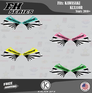 Kawasaki KLX110 (2010-2024) KLX-110 Shroud Graphics FH Series - Picture 1 of 7