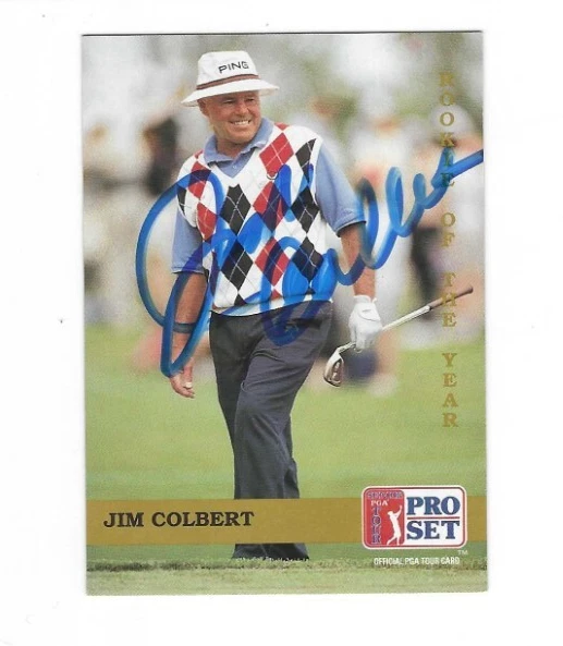 Autographed Signed JIM COLBERT 1992 PGA Pro Set Golf Card #277 w/COA - Image 1 of 1