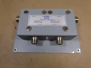EMR Celwave 8650/34A Dual R.F. isolator filter tuned on 853.0375 FREE SHIPPING - Picture 1 of 4