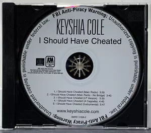 Keyshia Cole I Should Have Cheated 5 Track Promo CD Radio Instrumental A Capella - Picture 1 of 1