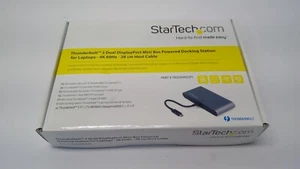 StarTech TB3DKM2DPL Thunderbolt 3 Dual DisplayPort Mini Bus Docking Station - Picture 1 of 3