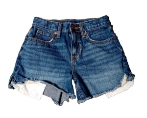 OLD NAVY GIRLS JEANS SHORTS SIZE 10 WITH POCKETS - Picture 1 of 2