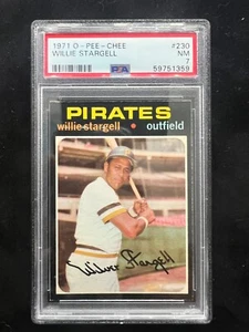 1971 O-Pee-Chee OPC #230 Willie Stargell Pittsburg Pirates HOF PSA 7 - Picture 1 of 2