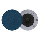 Pack Of 10 Quick Change Roloc Disc 76Mm X 80 Grit Coarse Blue Klingspor Qrc411