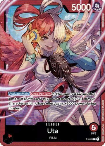 One Piece Card Japanese Uta Alt Art Premium Card Collection OP01