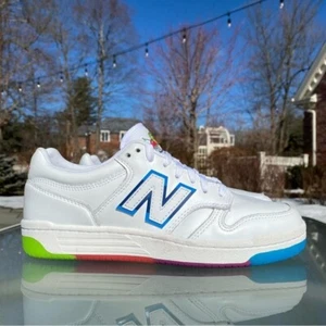 New Balance 480 Low Sneakers Kawhi Jolly Rancher Shoes in Blue White Sz 8 - Picture 1 of 11